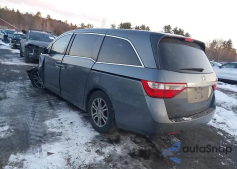2012 Honda Odyssey Ex-L из США, поврежденный, VIN 5FNRL5H67CB037430